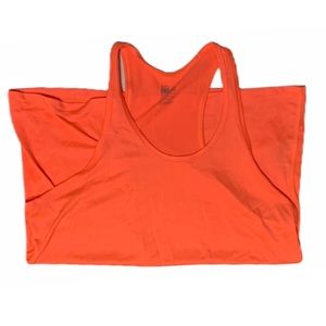 Nike Neon Orange Workout Dri Fit Tank Size XL